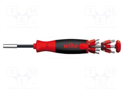 Screwdrivers; Pcs: 12; Package: blister; Mounting: 1/4" (D6,3mm)