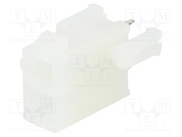 Socket; wire-board; male; Mini-Fit Jr; 4.2mm; PIN: 2; THT; PCB snap