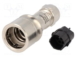 Connector: circular; plug; male; PIN: 8; w/o contacts; for cable