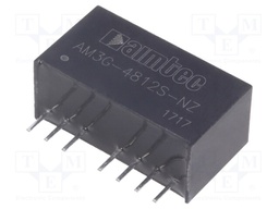 Converter: DC/DC; 3W; Uin: 36÷75V; 12VDC; Iout: 250mA; SIP8; 4.9g