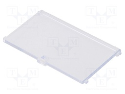 Front panel; without frame,with holder; 4M Modulbox One