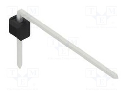 Connector: pin strips; pin header; male; PIN: 1; 2.54mm; THT; 1x1