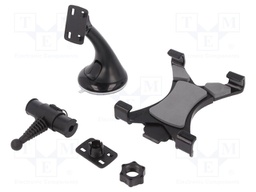 Car holder; black; for windscreen,for headrest; Size: 7.0"-10.1"