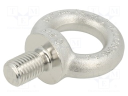 Lifting eye bolt; M20x30; DIN: 580; Head: eye; none; Ø: 40mm