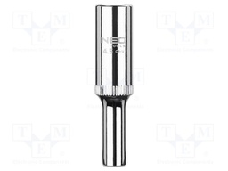Socket; 6-angles,socket spanner; HEX 4.5mm; 1/4"; SUPERLOCK; long