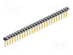 Connector: pin strips; pin header; male; PIN: 26; 2.54mm; THT; 1x26