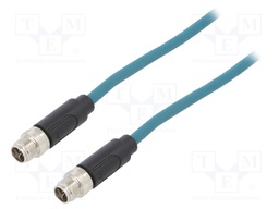 Cable: for sensors/automation; PIN: 8; male; X code-ProfiNET; IP67