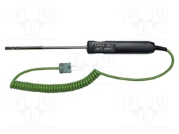 Probe: K-type temperature; -50÷600°C; Probe l: 1m; Probe dia: 6mm