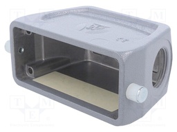 Enclosure: for HDC connectors; size 16; Pitch: 77,5x27mm; M25