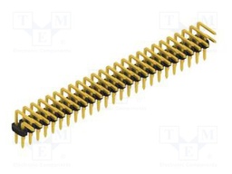 Connector: pin strips; pin header; male; PIN: 50; 2mm; THT; 2x25