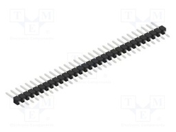 Connector: pin strips; pin header; male; PIN: 31; 2.54mm; SMT; 1x31