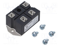 Bridge rectifier: single-phase; Urmax: 1.6kV; If: 88A; Ifsm: 1kA