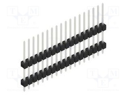 Connector: pin strips; pin header; male; PIN: 18; 2.54mm; THT; 1x18