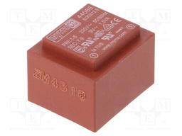 Transformer: encapsulated; 1.5VA; 230VAC; 9V; 167mA; Mounting: PCB