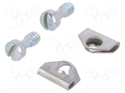 Set of screws for D-Sub; UNC4-40; 5.59mm