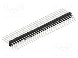 Connector: pin strips; pin header; male; PIN: 60; 2.54mm; SMT,THT