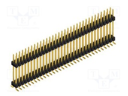 Connector: pin strips; pin header; male; PIN: 66; 2.54mm; SMT; 2x33