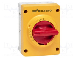 Switch-disconnector; Poles: 4; screw; 40A; IP66; KEM; Colour: grey