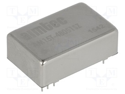 Converter: DC/DC; 15W; Uin: 36÷75VDC; Uout: 5.1VDC; Iout: 3A; DIP24