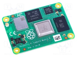 SOM; Cortex A72; PCIe 2.0,U.FL; 1.5GHz; uP: BCM2711; 5VDC; 55x40mm
