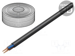 Wire; H07RN-F,TITANEX®; stranded; Cu; 4G6mm2; rubber; black