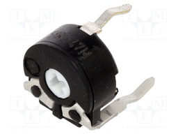 Potentiometer: mounting; single turn,horizontal; 50kΩ; 100mW