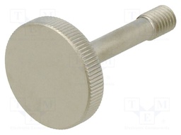 Knob; Ø: 30mm; Ext.thread: M8; 10mm; H: 42mm; stainless steel
