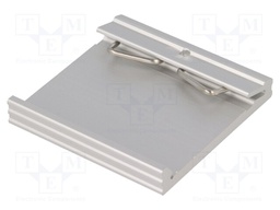 DIN rail mounting bracket; Mat: aluminium; 50mm; Rail: TS35
