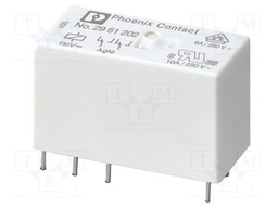 Power Relay, DPDT, 120 VAC, 3 A, REL-MR Series, Through Hole