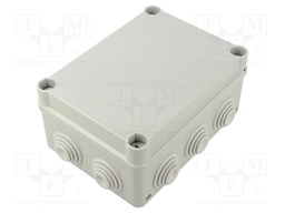 Enclosure: junction box; X: 130.5mm; Y: 170.5mm; Z: 76mm; wall mount