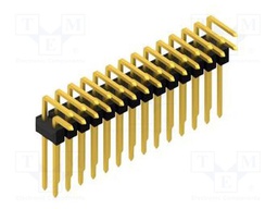 Connector: pin strips; pin header; male; PIN: 28; 2.54mm; THT; 2x14