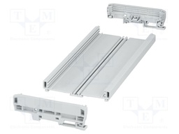 Enclosure: for DIN rail mounting; Y: 127.8mm; X: 253.8mm; PVC