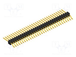 Connector: pin strips; pin header; male; PIN: 32; 1.27mm; SMT; 1x32