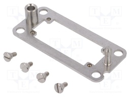 Enclosure: for Han connectors; Han; size 16B; for cable; straight