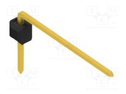 Connector: pin strips; pin header; male; PIN: 1; 2.54mm; THT; 1x1