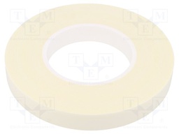 Tape: fixing; W: 19mm; L: 11m; Thk: 1mm; two-sided adhesive; white