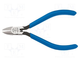 Pliers; side,cutting; handles with plastic grips,return spring