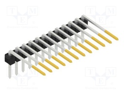 Connector: pin strips; pin header; male; PIN: 12; 2.54mm; THT; 1x12