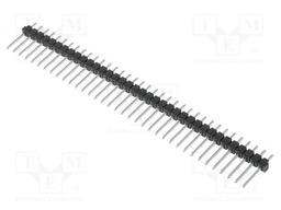 Pin header; pin strips; male; PIN: 36; straight; 2.54mm; THT; 1x36