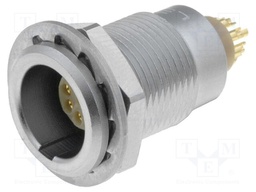 Connector: circular; Series: 0B; socket; female; soldering; PIN: 9