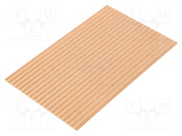 Board: universal; single sided,prototyping; W: 160mm; L: 100mm