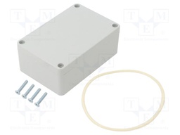 Enclosure: multipurpose; X: 60mm; Y: 90mm; Z: 35mm; ABS; light grey