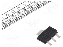 Transistor: NPN; bipolar; 40V; 3A; 2W; SOT223-4,TO261-4