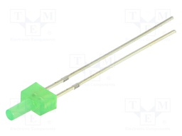 LED; 2mm; yellow green; 45÷68mcd; 90°; 3÷5V; 20mA; Variant: blinking