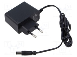 Power supply: switching; mains,plug-in; 24VDC; 0.75A; 18W; 85%