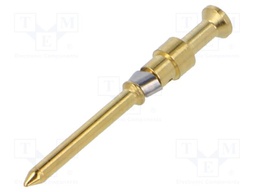 Contact; male; copper alloy; nickel plated,gold-plated; Han® D