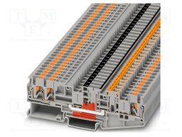 Splice terminal: rail; 20A; 400V; push-in; PA; 0.14÷4mm2; ways: 1