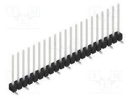 Connector: pin strips; pin header; male; PIN: 21; 2.54mm; SMT; 1x21
