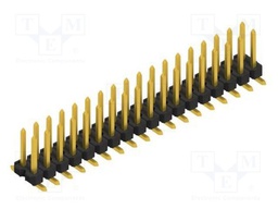 Connector: pin strips; pin header; male; PIN: 36; 2.54mm; SMT; 2x18