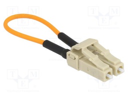 Adapter; OM2; LC/PC; 50/125um; beige; orange; Øcable: 2mm; -20÷70°C